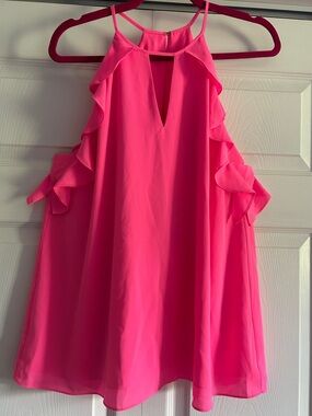 Lilly Pulitzer Padma Ruffle Halter Top